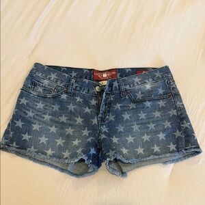 Lucky brand Blue Star Print Women Shorts size 6/28